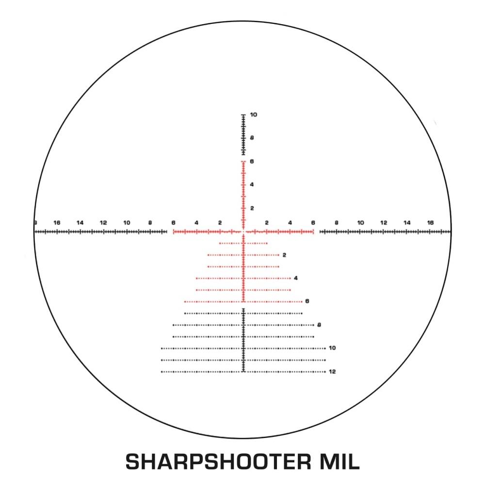 Swampfox Optics Kentucky Long Precision 5-30x56mm Sharpshooter MIL Riflescope