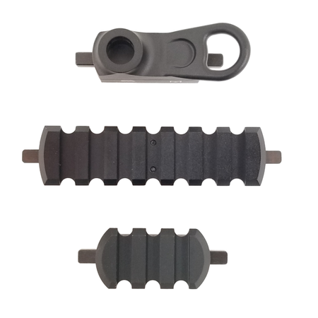 Sylvan Arms M-LOK 3 Piece Rail Combo Pack - 7 and 3 Slot Picatinny Rail Plus Sling QD Connect