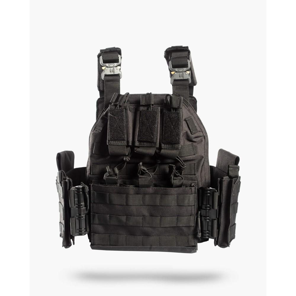 Guard Dog Sheppard Quick Release Plate Carrier Black with Mag Pouches