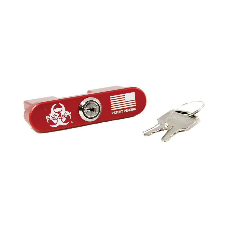BRO AR-15 Keyed Chamber Lock Aircraft Aluminum Red Anodized
