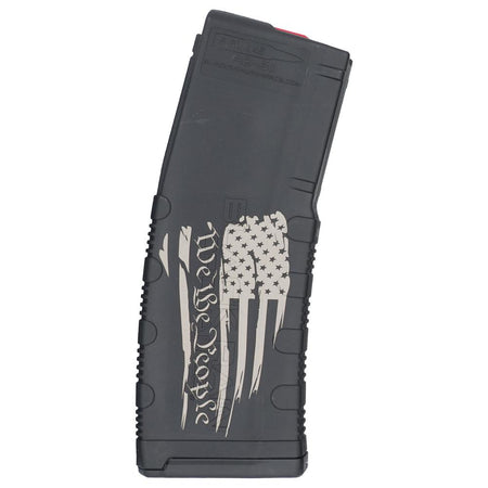 Black Rain Ordnance 30/rd 5.56x45 NATO AR Mag - We The People Tattered Flag