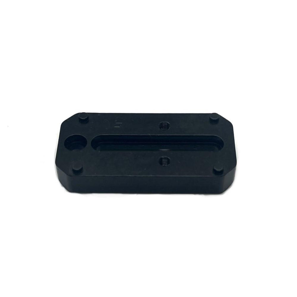 Jebs Low Profile Mount Compatible with Trijicon RMR, Holosun H5407/H5507C/H5508T Black