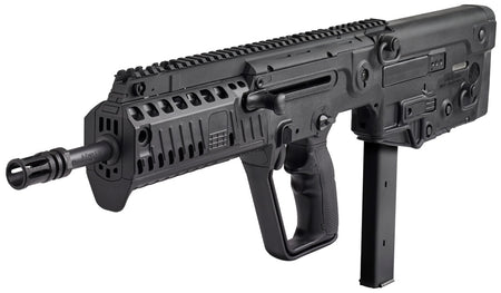 TAVOR X95 9MM BLK 17" 32+1 FLATTOP/BULL PUP/BUIS W/TRITM