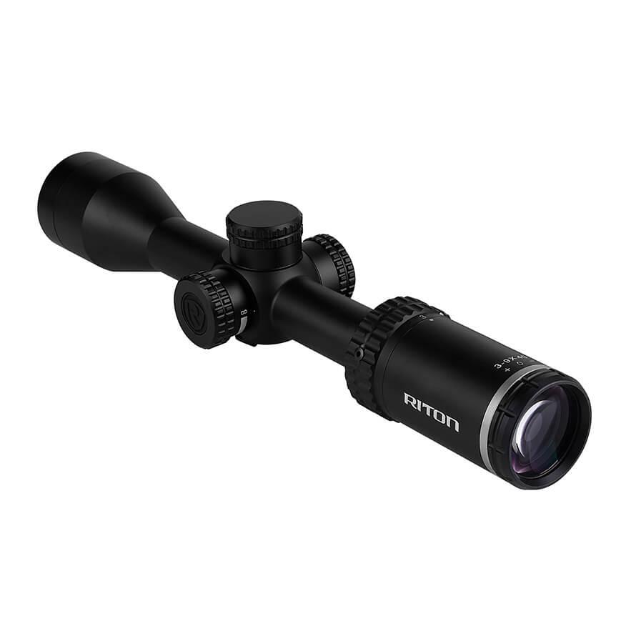 Refurbished Riton 1 Primal 3-9x40mm 1" SFP RHR Duplex Reticle Rifle Scope Black