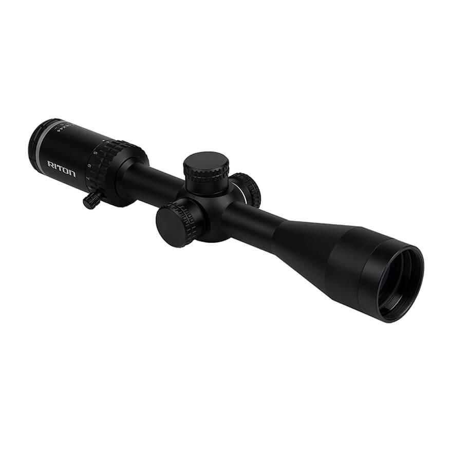REFURBISHED Riton X1 Primal 4-16x44 SFP Rifle Scope - 1" Tube, RUT Reticle, Black
