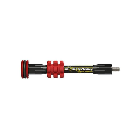 Bee Stinger MicroHex 6 Inch Red Archery Stabilizer