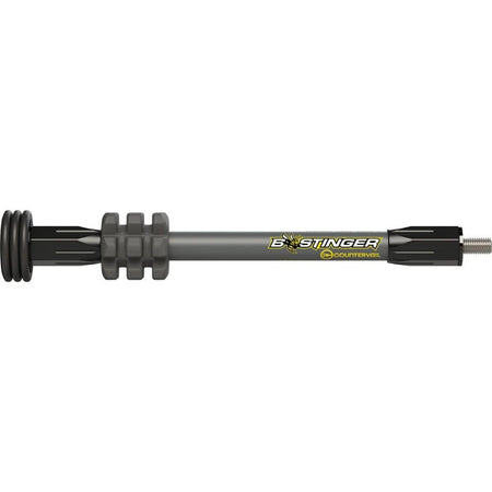 Bee Stinger MicroHex Hunter Bow Stabilizer 8" Grey
