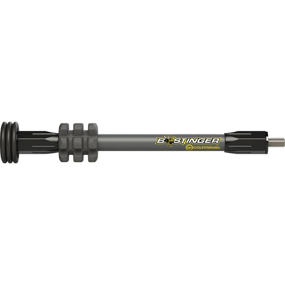 Bee Stinger MicroHex Hunter Bow Stabilizer 8" Grey
