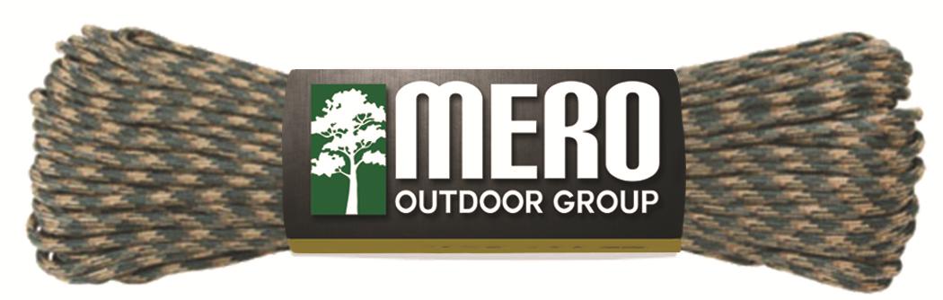 Mero Camo Pattern 550 Paracord 100 Foot Spool 550 lb Tensile Strength