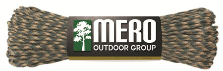 Mero Camo Pattern 550 Paracord 100 Foot Spool 550 lb Tensile Strength