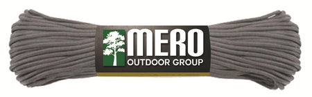 Mero 100-Foot 550 lb Paracord Charcoal Gray Nylon