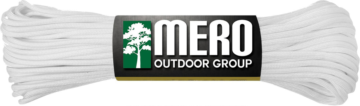 Mero White 550 Paracord 100 Foot 550 lb Tensile Strength