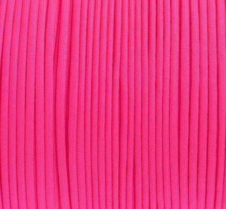 Mero Neon Pink 550 Paracord 100 Foot 550 lb Tensile