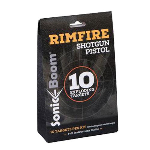 Sonic Boom Exploding Rimfire Shooting Targets 10/pk