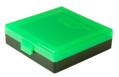 Berry's Ammo Box 100rd 380/9mm Zombie Green & Black Snap Hinge