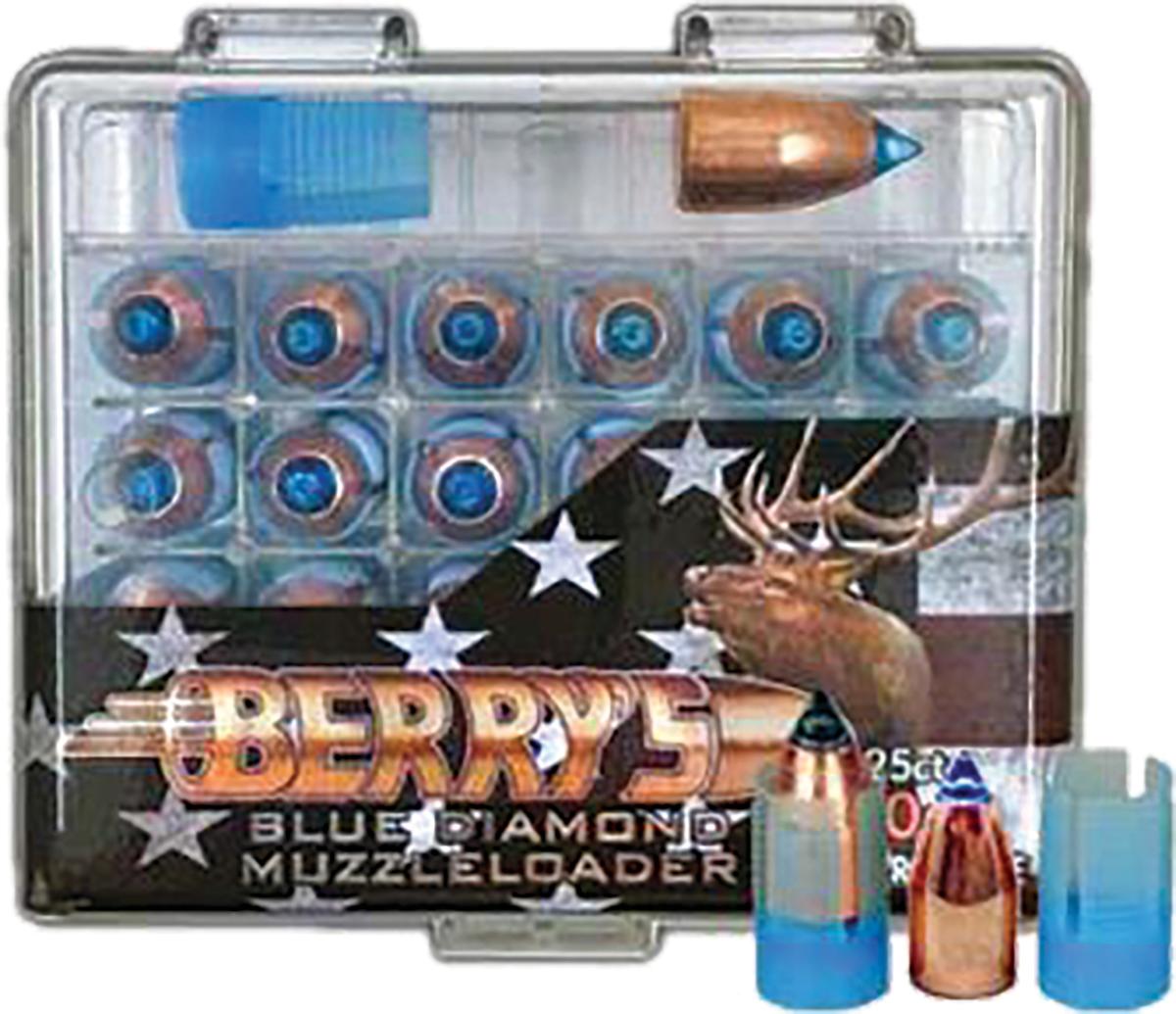 Berry's Blue Diamond Muzzleloader .50 Caliber 250 gr Sabot Bullets 25/ct