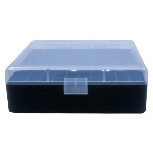 Berry's Ammo Box 007 100rd .44 Caliber Polypropylene Clear/Black