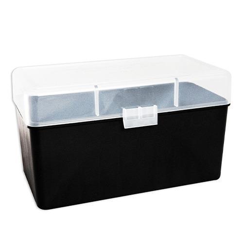Berry's Mfg 412 Clear Flip-Top 50-Round Ammunition Storage Box .300 Ultra