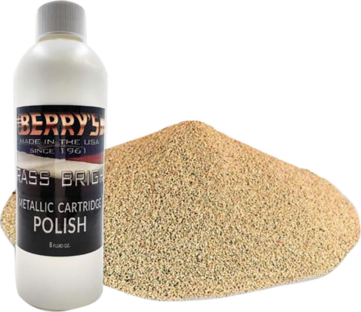 Berry's Corn Cob Tumbling Media 6 lb with Brass Polish 8 oz Combo