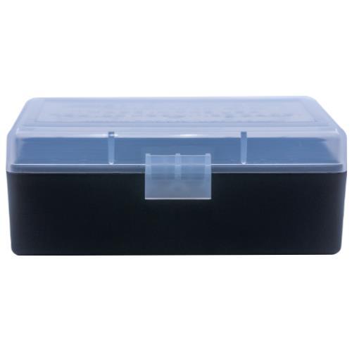 Berry's #404 Ammo Storage Box 50rd Clear/Black .22 Hornet .30 Carbine