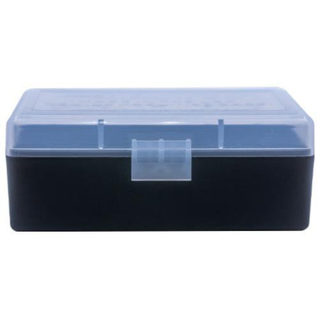 Berry's #404 Ammo Storage Box 50rd Clear/Black .22 Hornet .30 Carbine