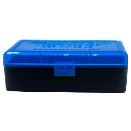 Berry's Ammo Box #407 50 Round .44 Cal Flip-Top Blue/Black