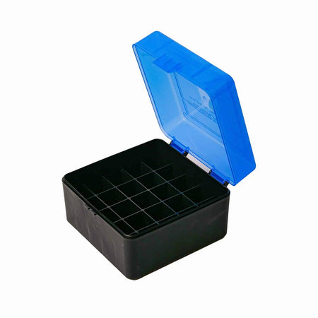 Berry's 25 Round 12 Gauge 3" Shotshell Storage Box Blue Black Base