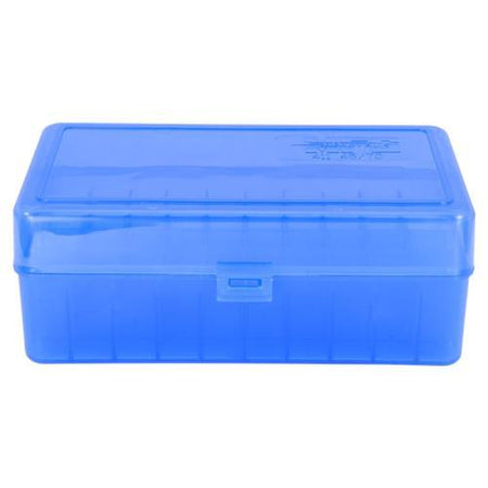 Berry's Mfg Blue Polypropylene Ammo Box Flip Top 50 Rounds .45-70