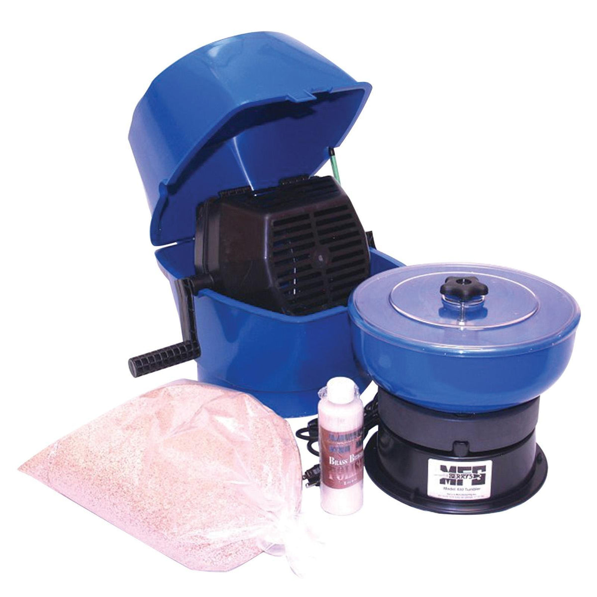Berry's Model 400 Vibratory Tumbler Reloading Kit 2 with Media and Sifter