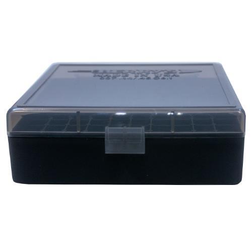 Berry's Ammo Box 007 100rd .44 Caliber Polypropylene Smoke/Black