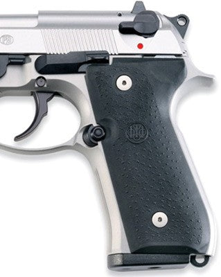 Beretta 92/96 F & FS Models Black Rubber Grip Panel Set