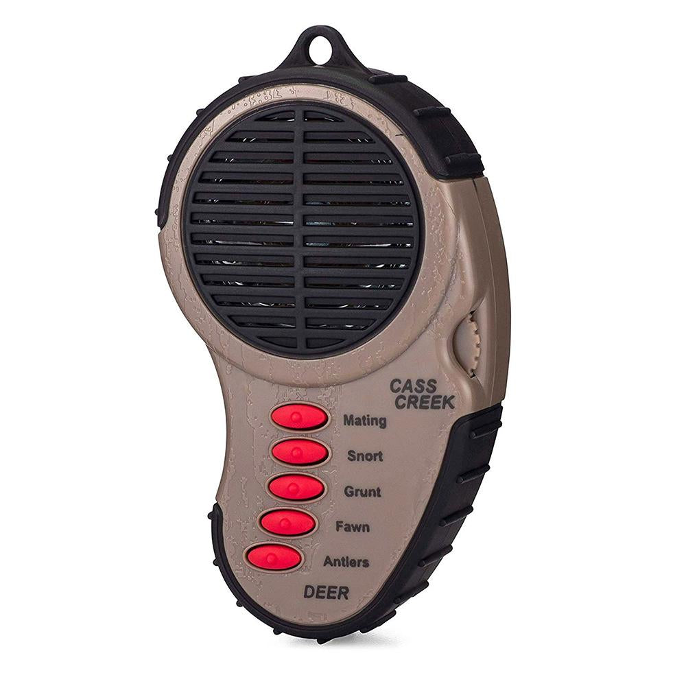 Cass Creek Ergo 5-Sound Electronic Deer Call with Belt Clip