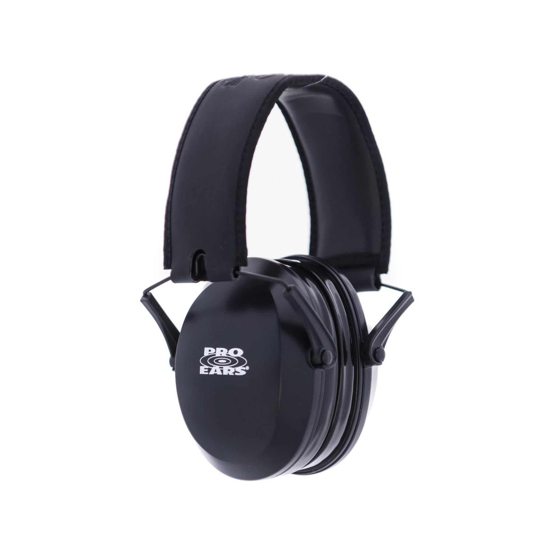 Pro Ears Ultra Gel Series 22 Passive Earmuffs Black 22dB Noise Reduction