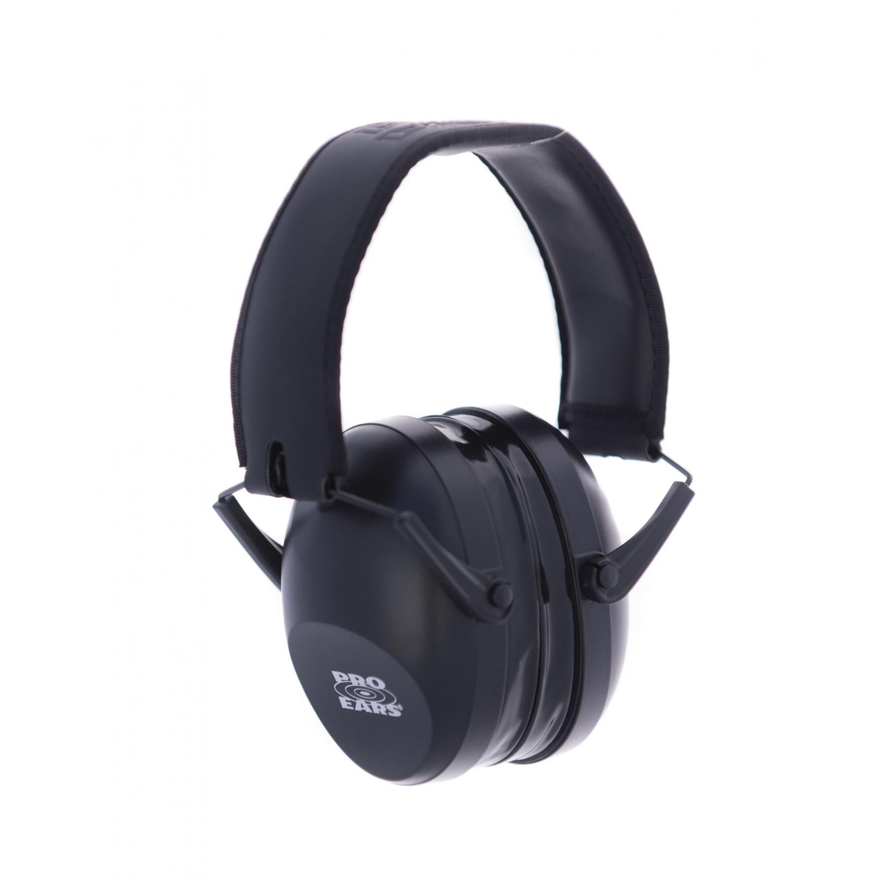 Pro Ears Ultra Gel Series 25dB NRR Passive Shooting Earmuffs Black