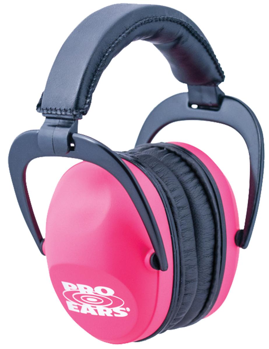 ProEars Ultra Sleek Pink Slim Ear Muffs - Dielectric Construction