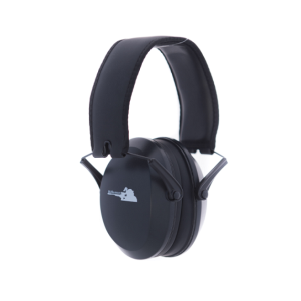 Benchmaster Rifleman Low Profile Passive Ear Muffs Black 22 NRR