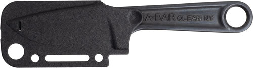 KA-BAR Forged Wrench 3" Plain Edge Fixed Blade Knife Blackout Finish with Sheath