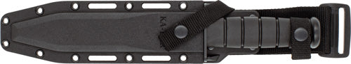 KA-BAR Fighter 8" Plain Edge Fixed Blade Knife with Plastic Sheath
