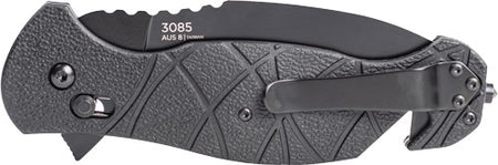 KA-BAR COYTU 3.5" Folding Knife Deep Belly Drop Point Blade with Cutter