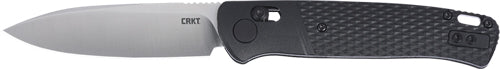 CRKT COUNTERPART 3.38" PLAIN EDGE BLACK CROSSBAR LOCK