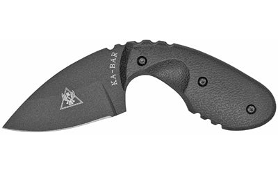 KA-BAR TDI Investigator 1493 Fixed Blade, 5" Overall Length, AUS 8A Drop Point, Plain Edge, Matte Black, Nylon/Fiberglass Handle