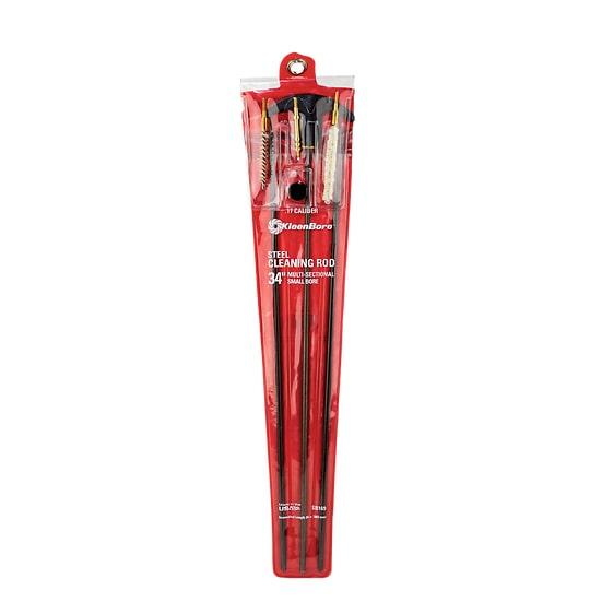 KleenBore 3-Piece Sectional Cleaning Rod 34" for .17/.177 Smallbore Rifles #3-48 Thread
