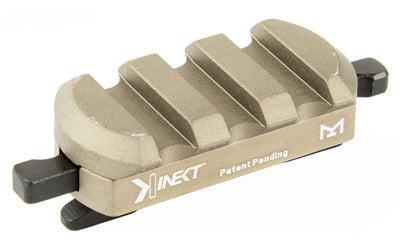 Kinetic Development Group M-LOK QD Single Picatinny Rail 3 Slot Brown KIN5-100-BRN