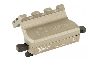 Kinetic Development Group M-LOK QD Surefire Offset Light Mount Brown KIN5-135-BRN