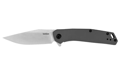Kershaw ALIGN 3.15" Clip Point EDC Folding Knife, 8Cr13MoV Steel, Stainless Handle, Gray PVD, Satin Finish 1405