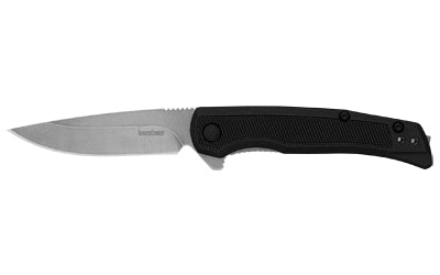 Kershaw Outfield EDC Folding Knife, Assisted Opening, 2.8" Clip Point Plain Edge, Liner Lock, Deep-Carry Clip 1428