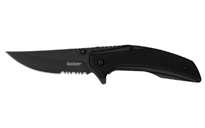 Kershaw Outright All-Black Folding Knife, Assisted Opening, 3" 8Cr13MoV Blade, Frame Lock, G10 Handle 8320BLKST