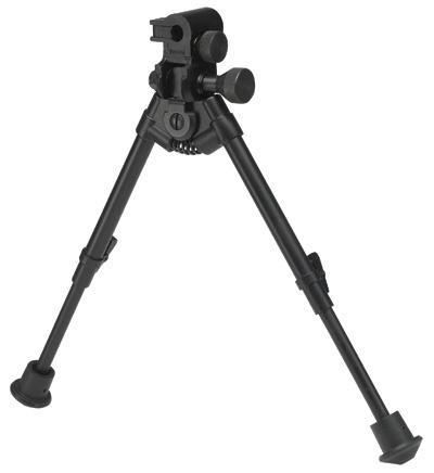 Versa-Pod Model 52 9-12" Black Bipod with Friction Lock Knobs