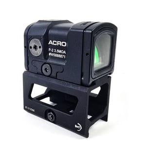 B&T 39mm Skeleton Mount and Aimpoint ACRO P-2 3.5 MOA Red Dot Sight Combo Black/Black
