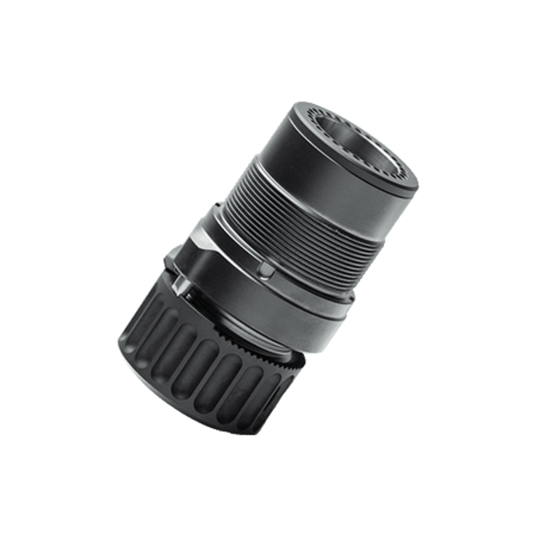 B&T Rotex-SF Titanium and Stainless HUB Adapter 5.56/7.62 Muzzle Device Mount Black